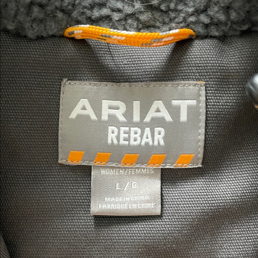 Ariat Rebar Gray and Orange Jacket